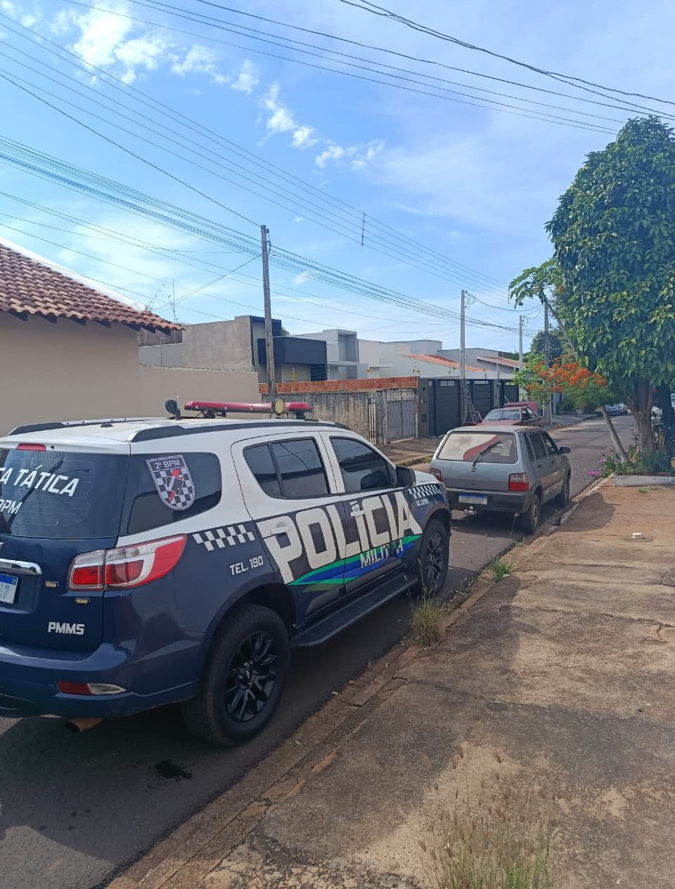 Veículo Furtado é Recuperado pela Polícia Militar em Três Lagoas